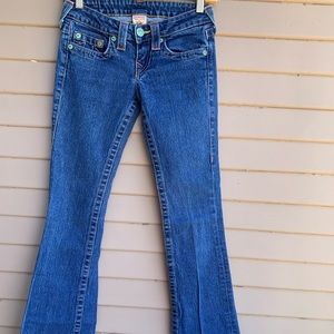True Religion Bobby Flare Womens Denim Jeans Sz 25x31.